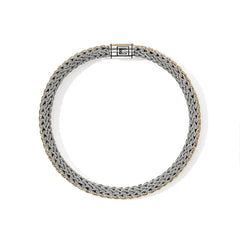John Hardy Icon Silver and Gold Reversible 6.5mm Bracelet