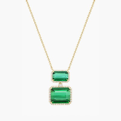 Bellarri 18K Yellow Gold Tourmaline Pendant Necklace - Bellarri product
