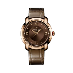 Breitling Lady Premier 36 with Brown Dial in Red Gold