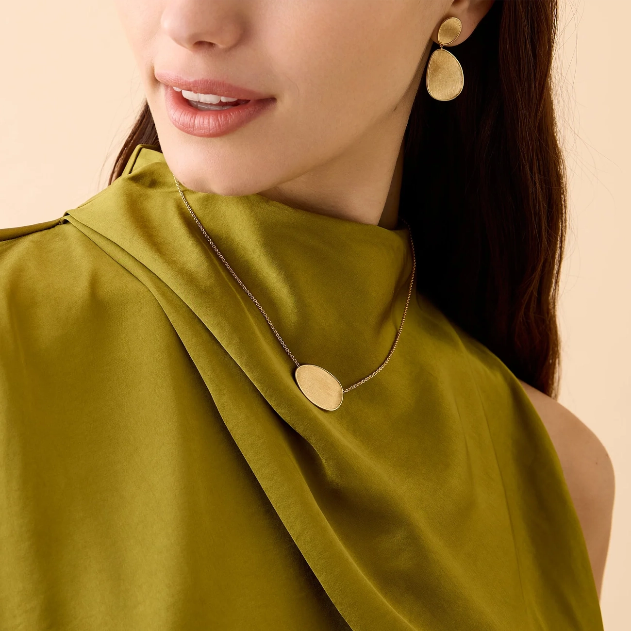 Marco Bicego Lunaria Small Petal Pendant Necklace