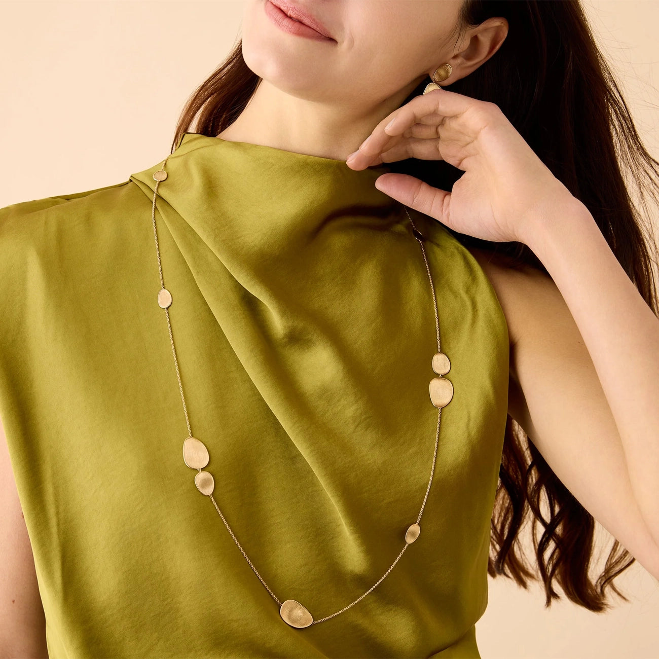 Marco Bicego Lunaria Scattered Petal Necklace