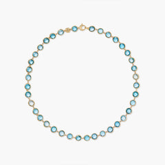 Marco Bicego Jaipur Color Blue Topaz Necklace