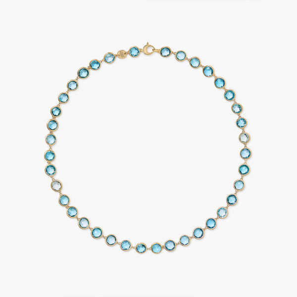 Marco Bicego Jaipur Color Blue Topaz Necklace