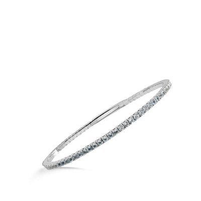 Aquamarine Flexible Eternity Bangle - J.R.DUNN product