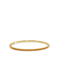 Citrine Flexible Eternity Bangle
