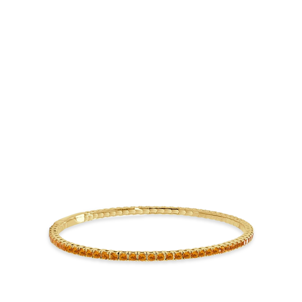 Citrine Flexible Eternity Bangle
