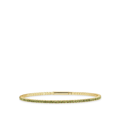 Peridot Flexible Eternity Bangle - J.R.DUNN product