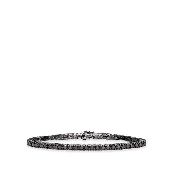 6 Carat Black Diamond Tennis Bracelet