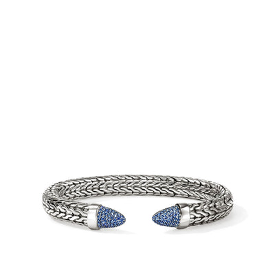 John Hardy Spear 50 Blue Sapphire 8.9mm Flex Cuff - John Hardy product