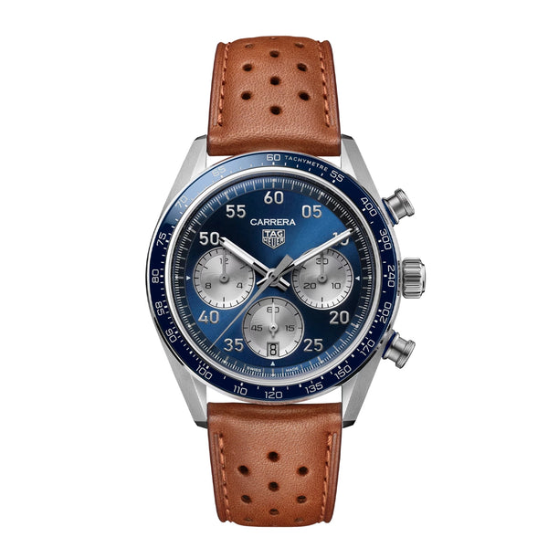 TAG Heuer Carrera Chronograph Sport Watch on Strap - 42mm