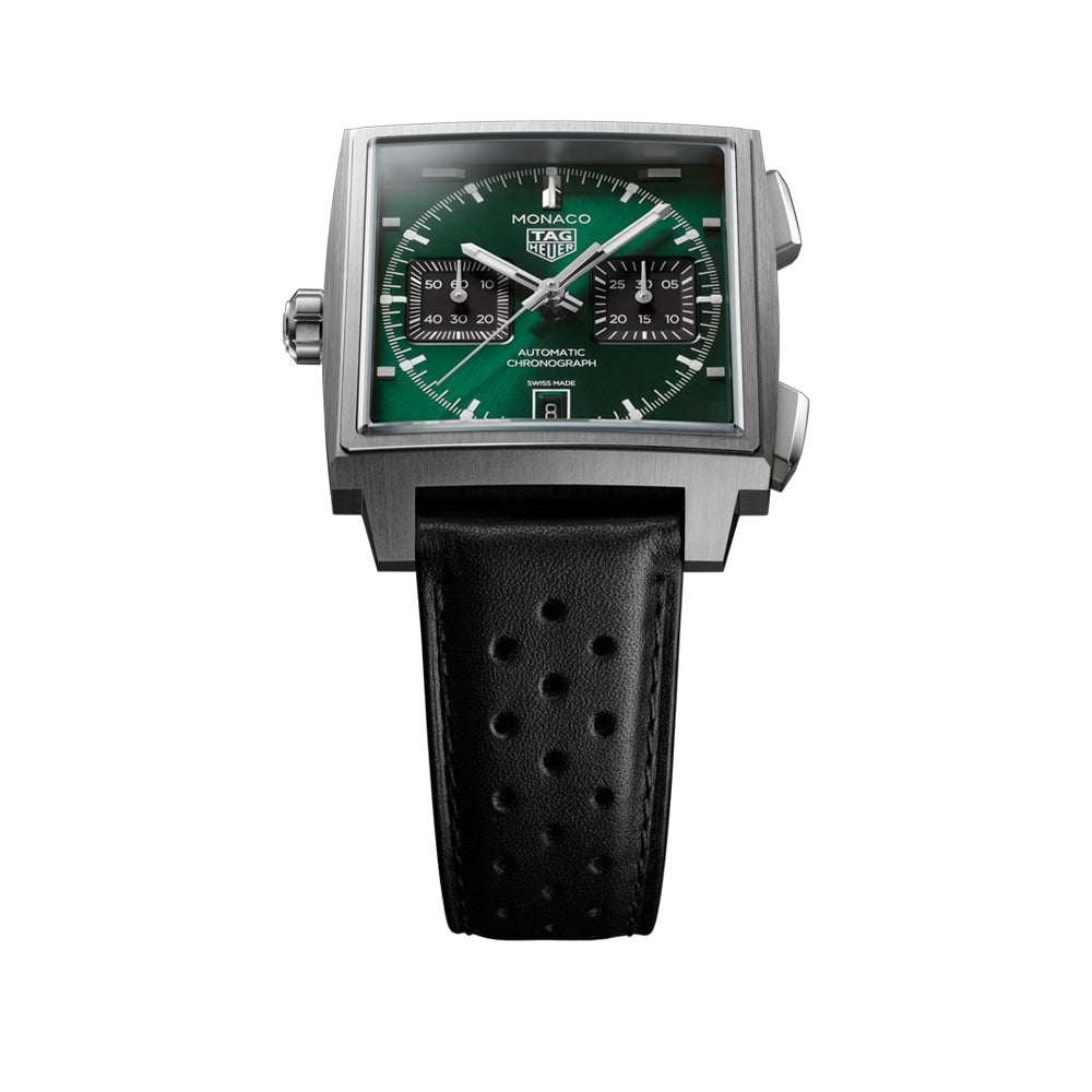 TAG Heuer Monaco Titanium Green Dial Chronograph