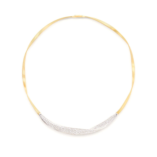 Marco Bicego Marrakech Couture Twist Diamond Necklace | CG750 B1