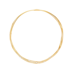 Marco Bicego Marrakech 3-Strand Diamond Coil Necklace