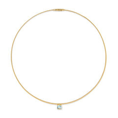 Marco Bicego Masai Aquamarine Cushion Necklace
