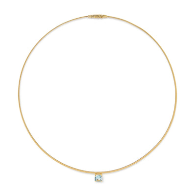 Marco Bicego Masai Aquamarine Cushion Necklace - J.R.DUNN product