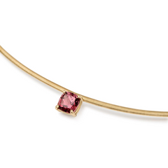 Marco Bicego Masai Pink Tourmaline Cushion Necklace