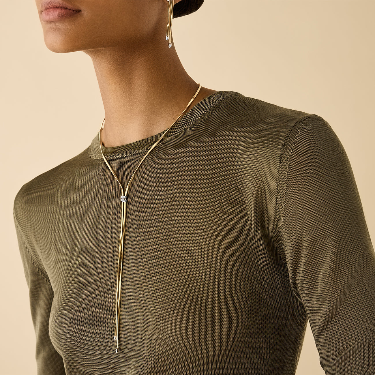 Marco Bicego Marrakech Twisted Lariat Necklace