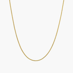 Helena Rose Gold Thread Chain Necklace