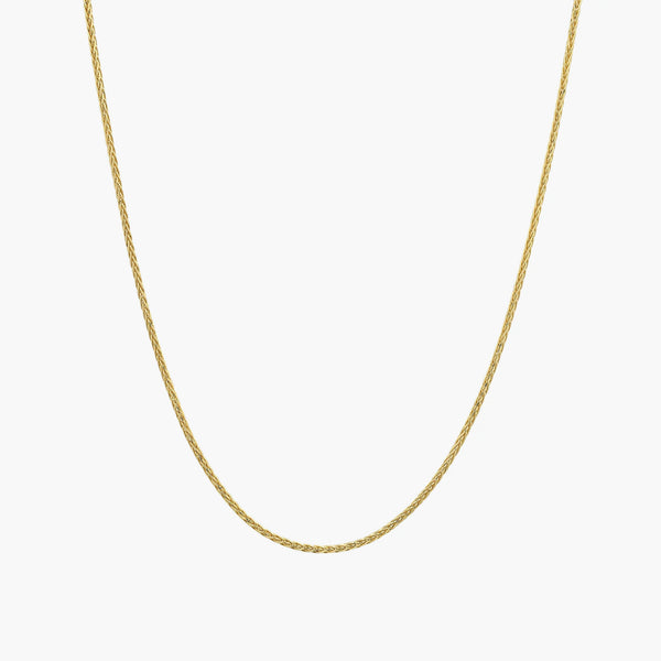 Helena Rose Gold Thread Chain Necklace
