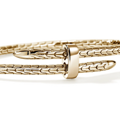 John Hardy Spear Gold 4mm Flex Cuff