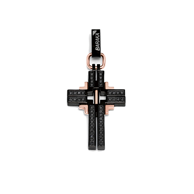 Baraka Black Diamond PVD Cross Pendant - J.R.DUNN product