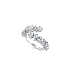 2 Carat Multi-Shape Diamond Bypass Ring