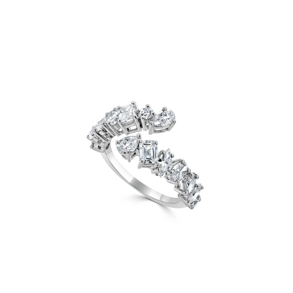 2 Carat Multi-Shape Diamond Bypass Ring