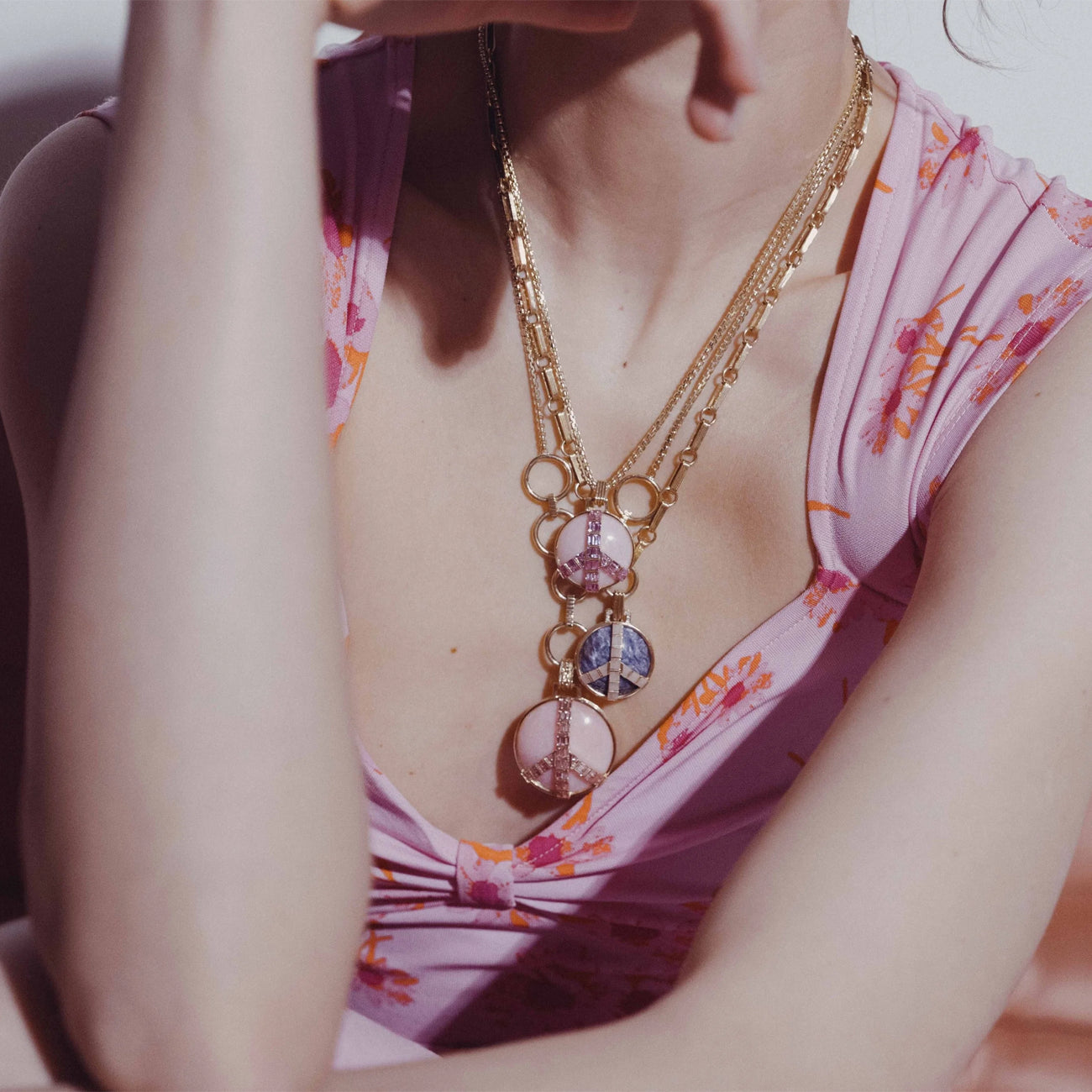 Helena Rose Rosette Chain