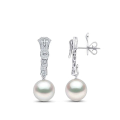 Yoko London Zyyp South Sea Pearl and Diamond Drop Earrings