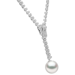 Yoko London Zyyp 14mm South Sea Pearl and Diamond Zip Necklace