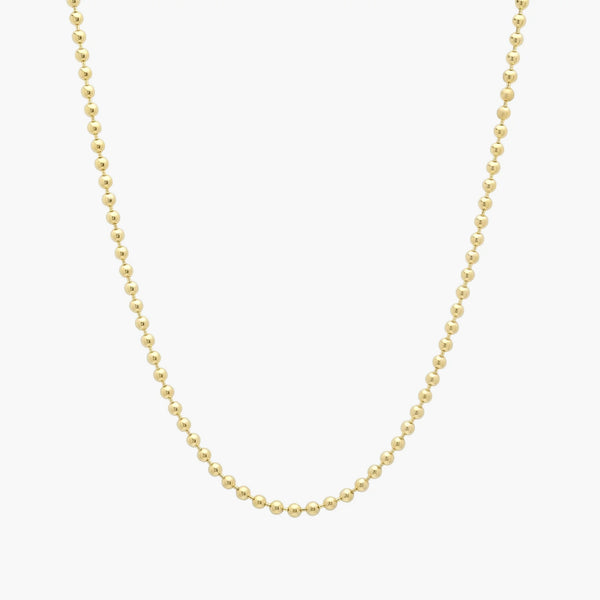 Helena Rose Solid Gold Ball Chain