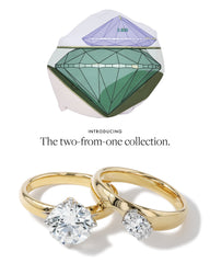 Botswana Two-From-One Engagement Ring Set