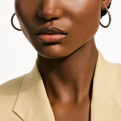 John Hardy Dot Silver Hoop Earrings - 37mm