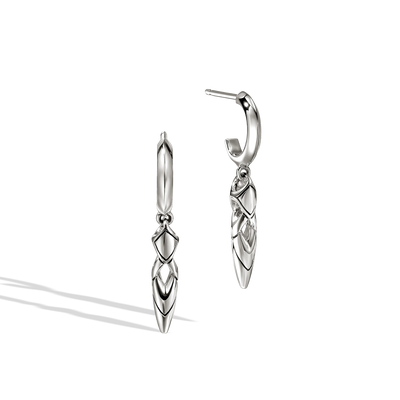John Hardy Naga Silver Drop Earrings - John Hardy  product