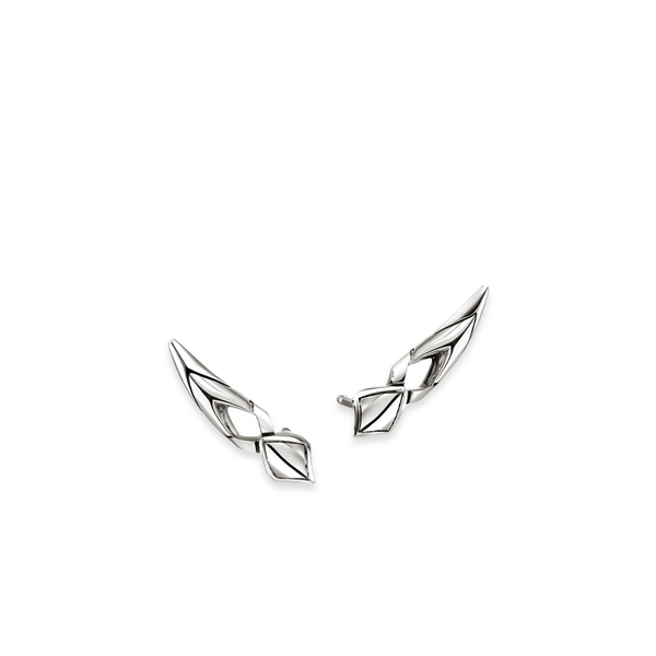 John Hardy Naga Silver Stud Earrings