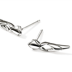 John Hardy Naga Silver Stud Earrings