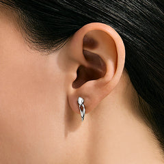 John Hardy Naga Silver Stud Earrings