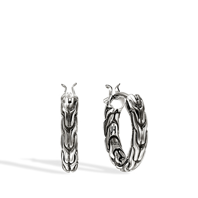 John Hardy Essential Silver Hoop Earrings - 14mm - John Hardy product