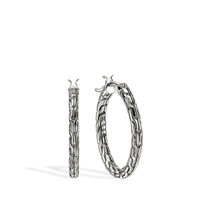 John Hardy Essential Silver Hoop Earrings - 22mm - John Hardy product