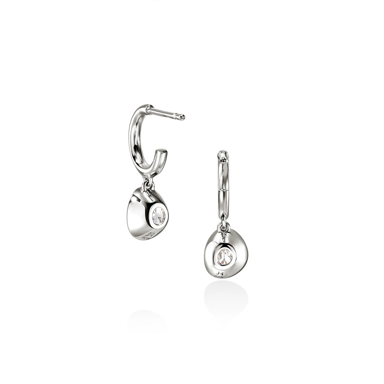 John Hardy Lovestruck Hoop Lab Grown Diamond Earrings