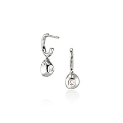 John Hardy Lovestruck Hoop Lab Grown Diamond Earrings