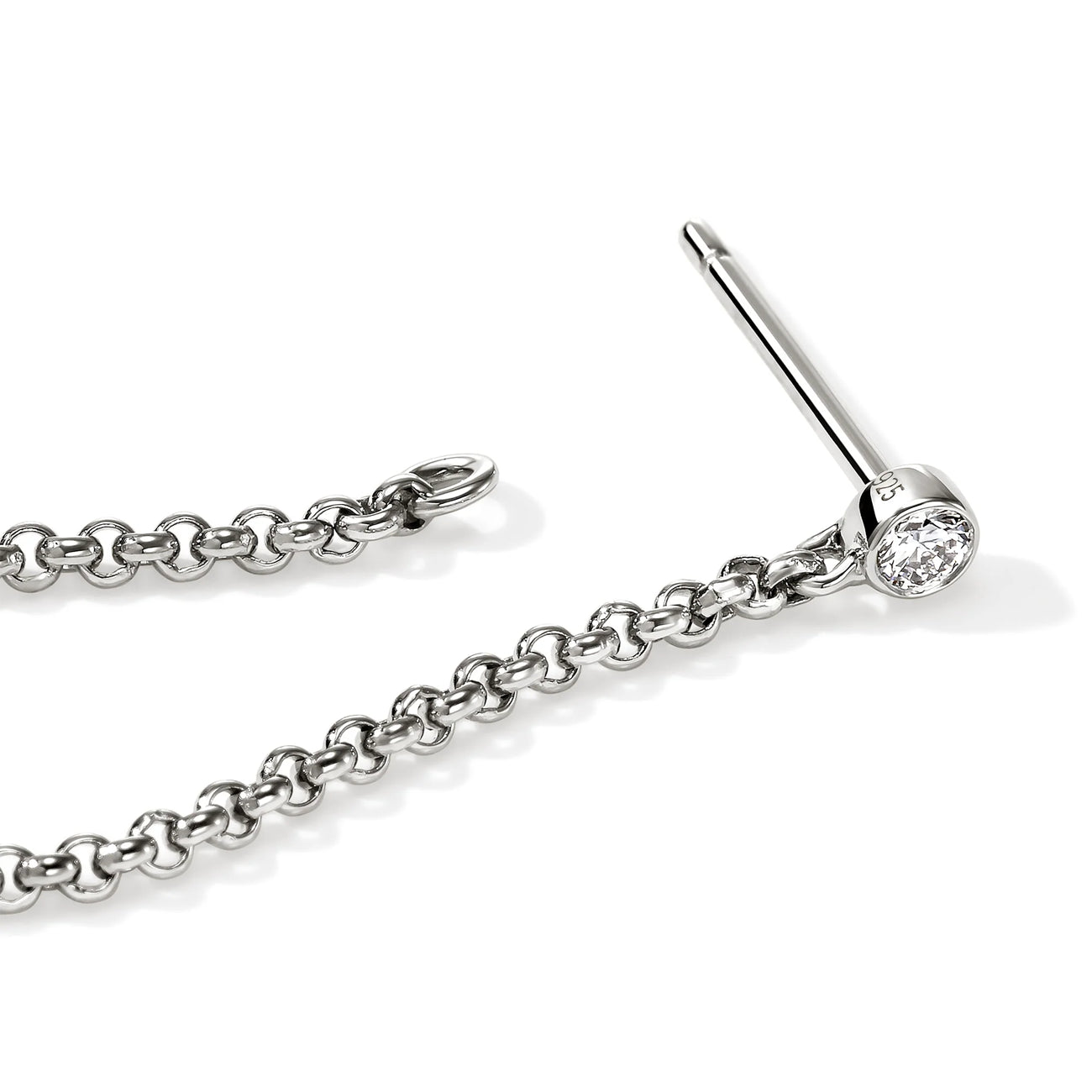 John Hardy Lovestruck Single Drop Earring With Lab Grown Diamond