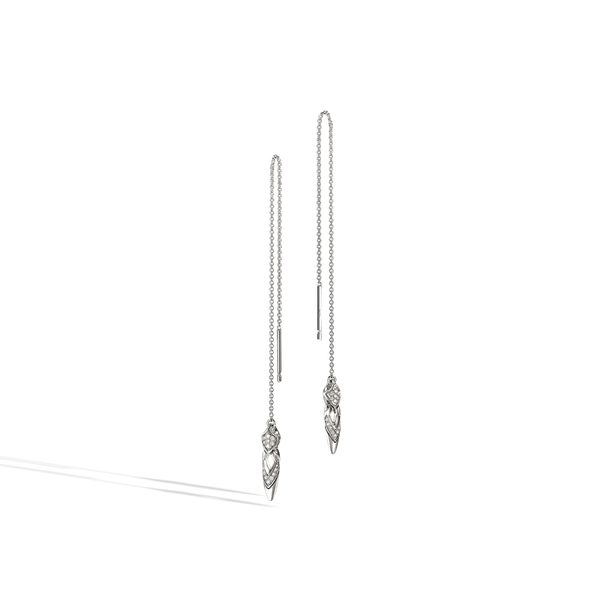 John Hardy Naga Diamond Pavé Drop Earrings