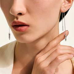 John Hardy Naga Diamond Pavé Drop Earrings