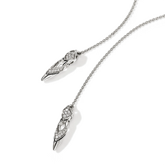 John Hardy Naga Diamond Pavé Drop Earrings