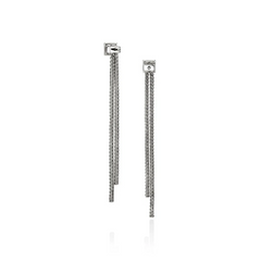 John Hardy Icon Stud Diamond Pavé Dangle Earrings