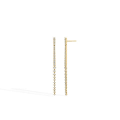 EF Collection Diamond Duster Drop Earrings