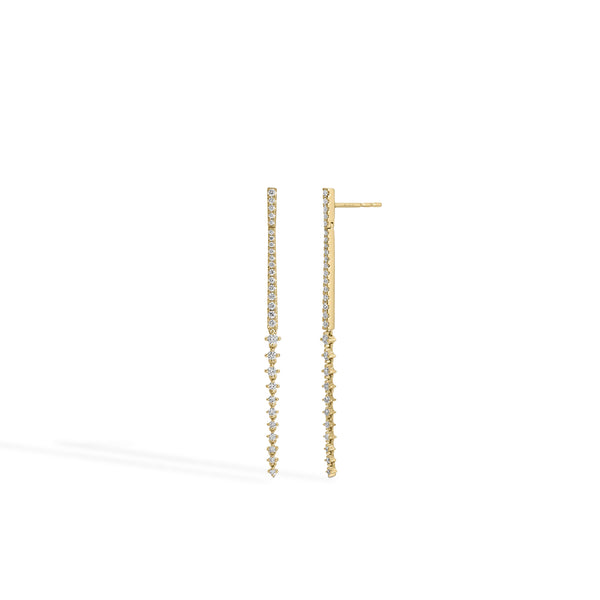 EF Collection Diamond Duster Drop Earrings