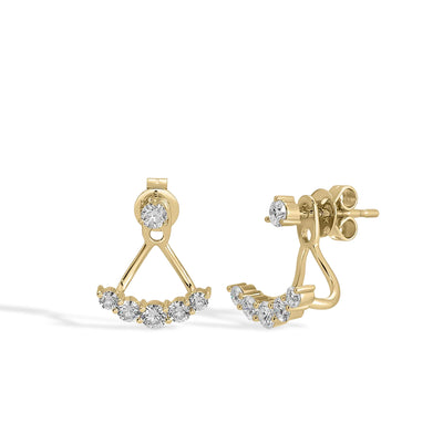 EF Collection Diamond Ear Jackets - EF Collection product