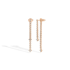 EF Collection Diamond Kate Fringe Earrings